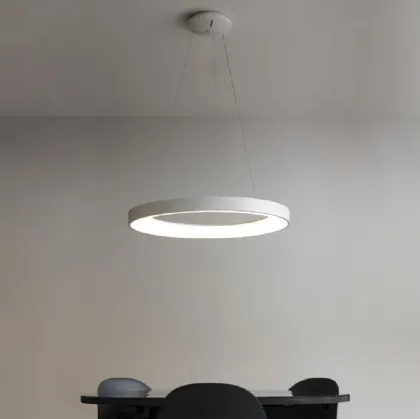 Lampada a sospensione dalla forma circolare a luce diffusa Inner R di Vivida International