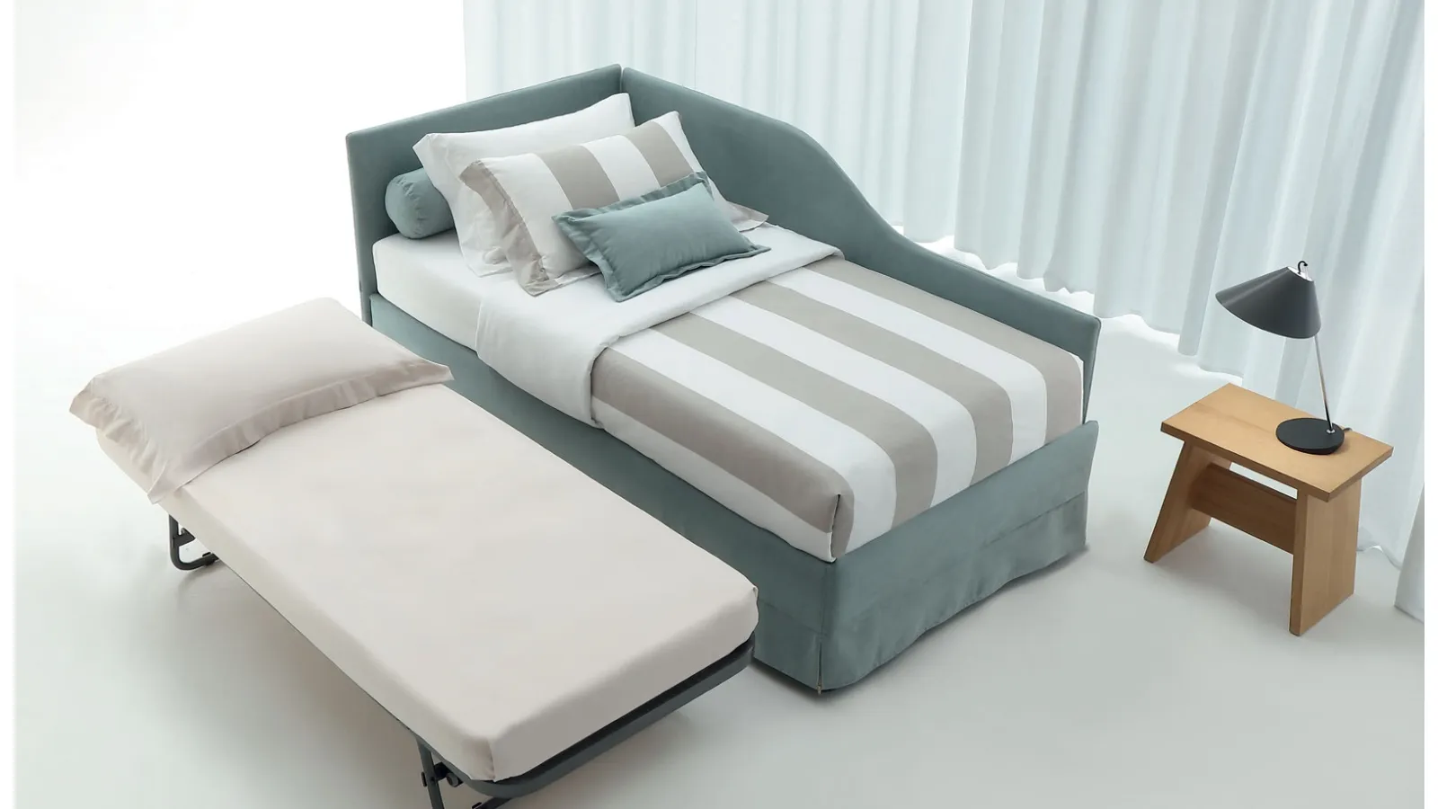 Daybed singolo con letto estraibile Golf 331 di Oggioni