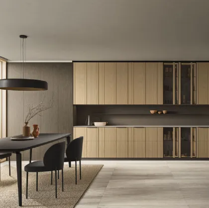 Cucina Moderna lineare Maggiorana 02 di Valdesign